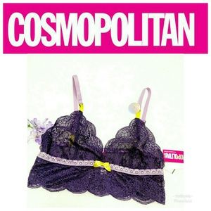 NWT-Cosmopolitan Purple Lace Bralette-S
